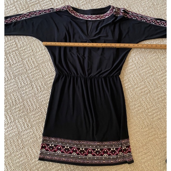 WHBM Blouson Dress with Peek-a-boo Sleeves XS - Picture 12 of 13